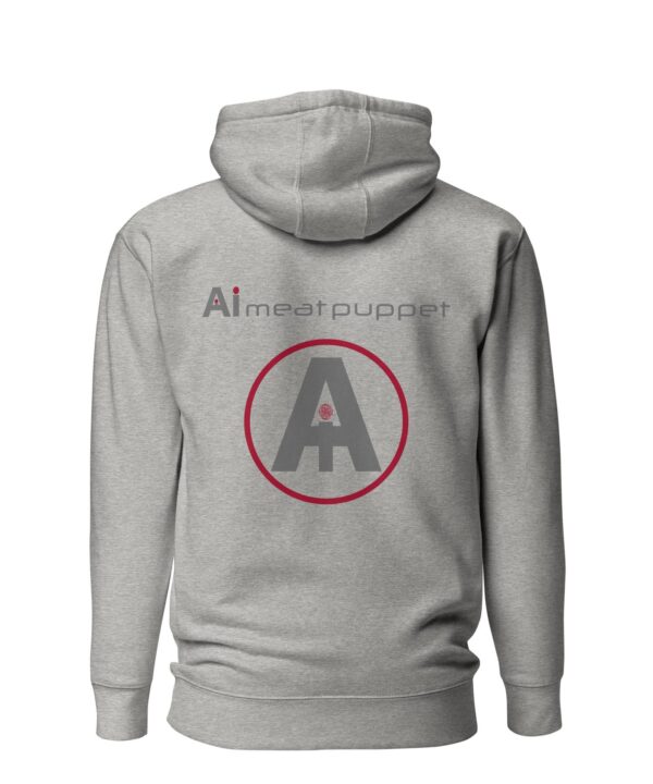 AIMP unisex hoodie back logo (carbon dust)
